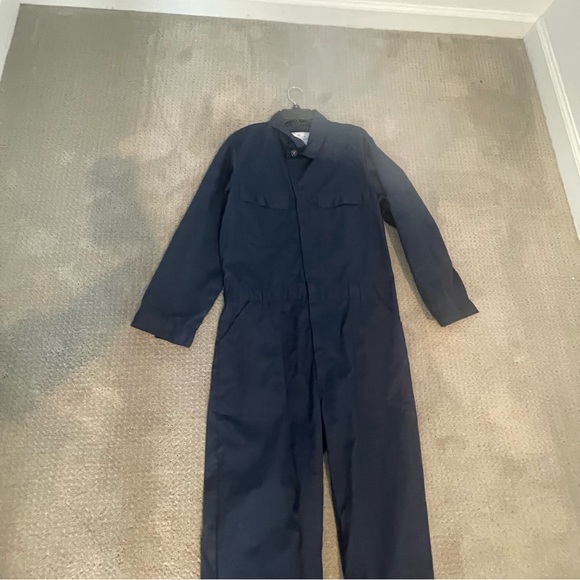 Military Utility Coverall Men’s 44R Blue Suit zipper - Picture 3 of 6